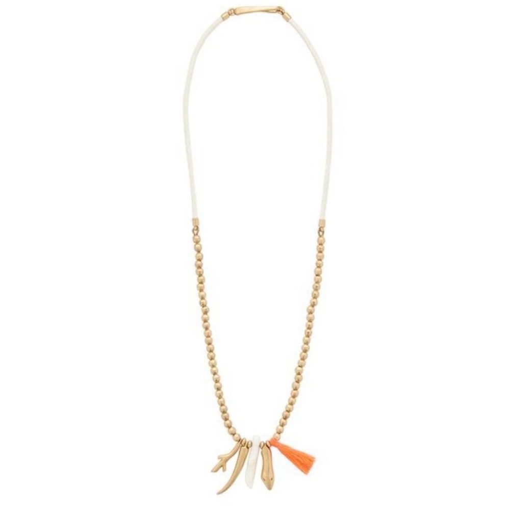 India Hicks Golden Earth Necklace NEW in original box with tags